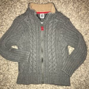 Boys sweater zip up jacket.